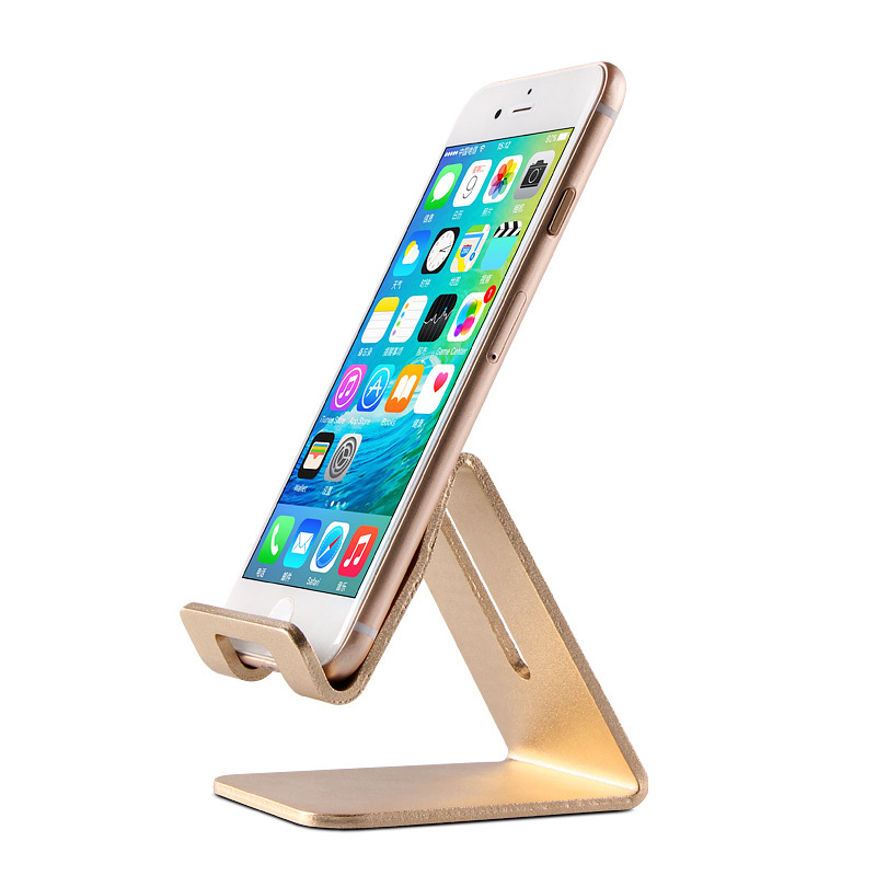 Universal Mini Portable Aluminum Alloy Mobile Phone Holders Charging Lazy Mounts Metal Stand