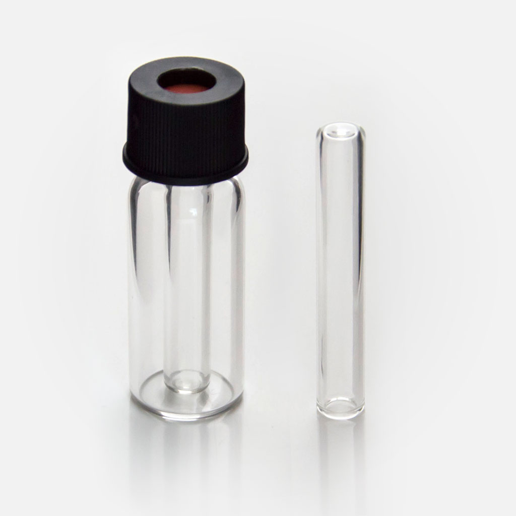 Различные формы дна ясно 1,5 ml 150ul-250ul 2ml флаконы пластиковые с микро стеклянной вставкой
