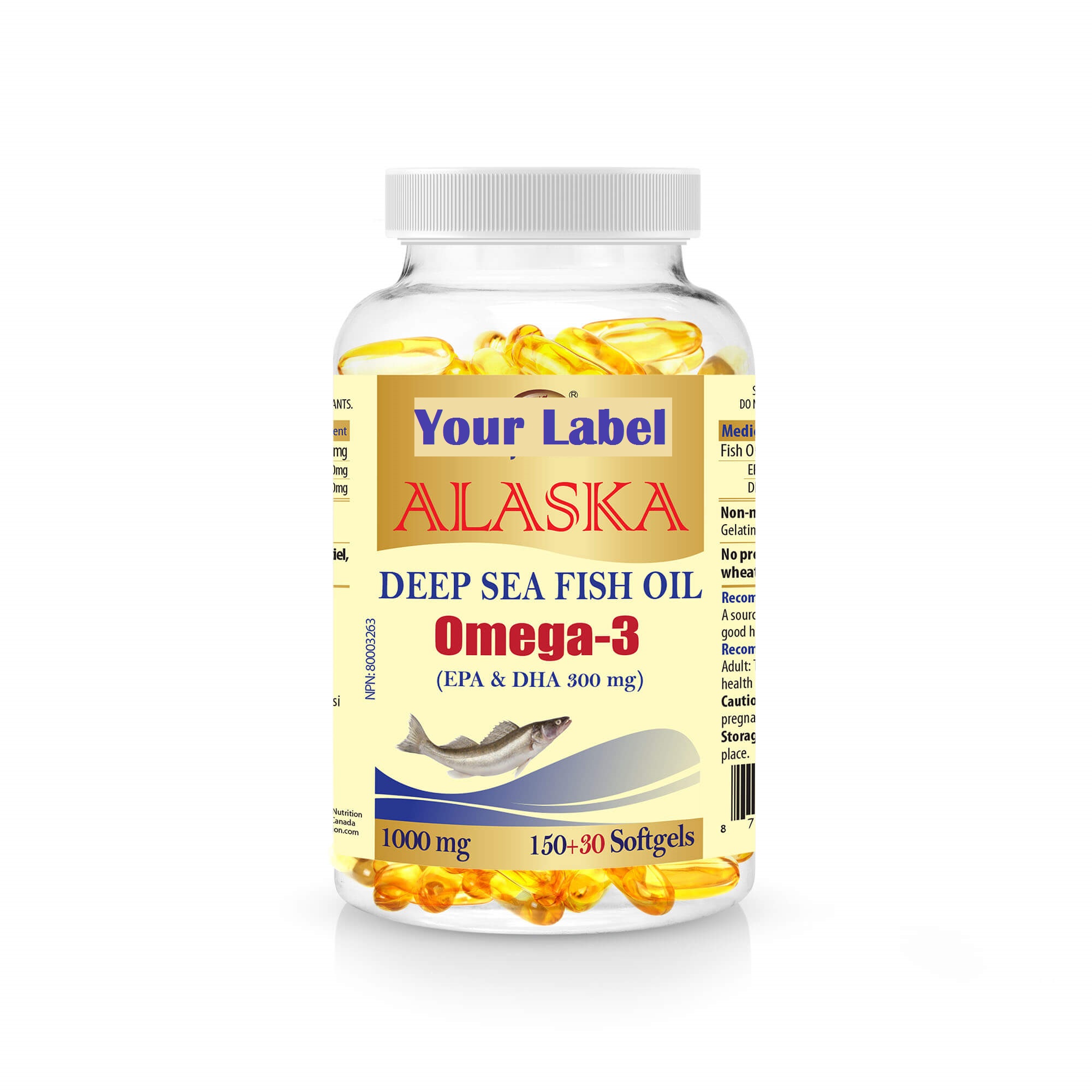 Omega 3 Fish Oil Softgel OEM