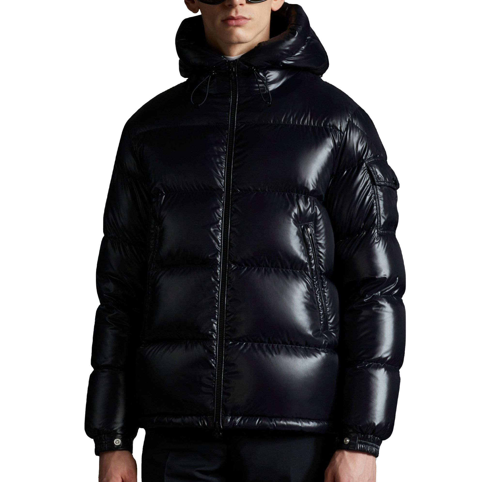 Hooded Short down Jacket For Men With Thick Winter Cold Insulation White Duck down Windproof Jacket For Men