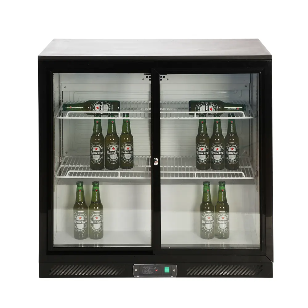 2 Door Spot Wine And Beverage Coolers Refrigerator Wine Fridge Drink Cooler Beer