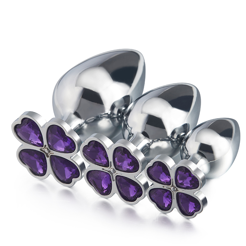 Multi Colors Stainless Steel Waterproof Metal Anal Plug Amazon Men Woman Metal Anal Plug Ass Toy for Couples