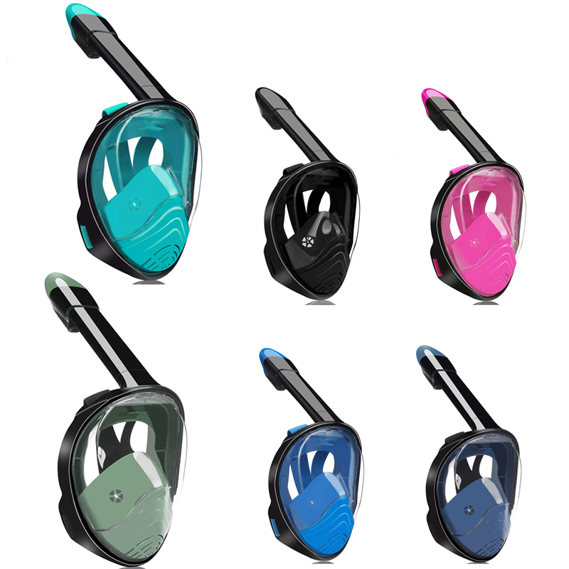 New Design full face snorkel mask Scuba Diving Equipment Mask Full Face 180 Degree Snorkel Mask For Gopro Camera