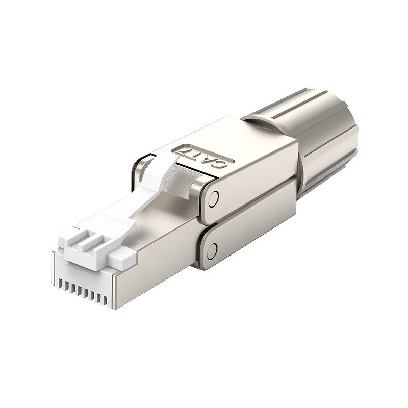 Linkwylan Tooless Тип Cat7 RJ45 разъем RJ45 Cat7 модульная штепсельная Вилка для Cat7 23AWG монтажный кабель