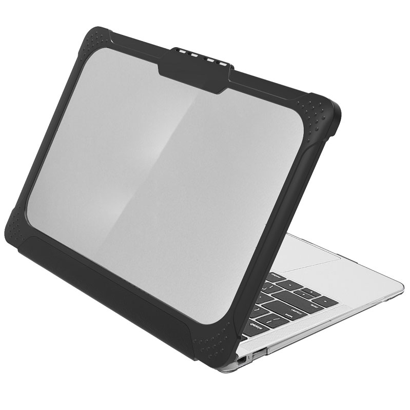Защищенный ударопрочный Прозрачный чехол для ноутбука Macbook Air 13 дюймов 2020 с логотипом фирмы A2237