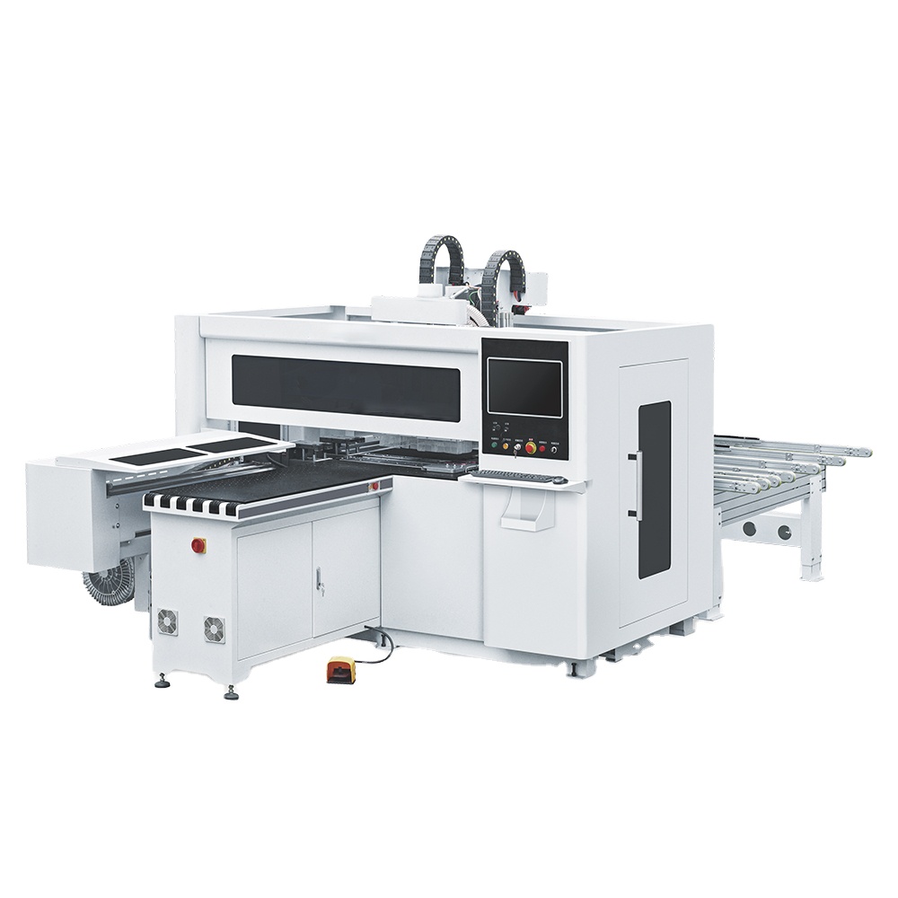 CNC Automatic Six Side Double Drilling Boring ABS MDF Hole Machine Woodworking Furniture