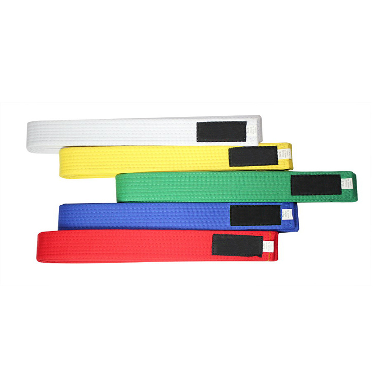 Custom 160cm - 360cm Various Colors Durable Belt 100% Cotton Martial Art Bjj Judo Karate Taekwondo Black Belts