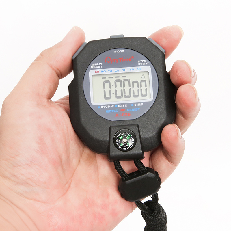 Outdoor waterproof sports multifunctional stopwatch running stopwatch