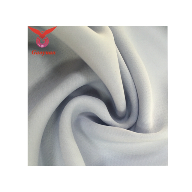 chiffon woven recycle poly Korean moss crepe fabric for shirt Clothes 75D type silk chiffon fabric/wholesale chiffon