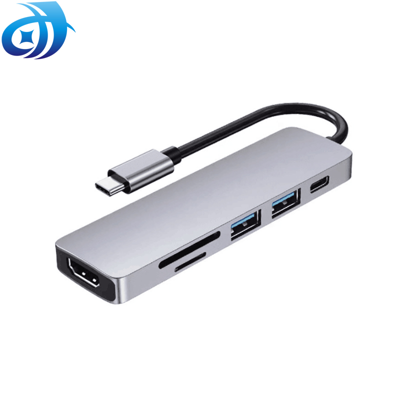Usb-концентратор 7 в 1, usb-концентратор 3,0, алюминиевый дизайн, Тип c, 4 в 1, usb-концентратор с 3,1 питанием, usb-c PD, многофункциональный адаптер для ноутбука