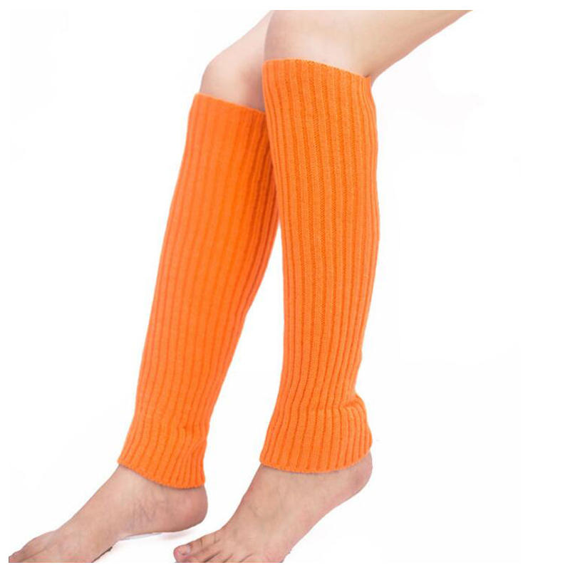 wholesale women winter wear leg cover dress thick leg sleeve high quality acrylic knitted over knee long leg warmer