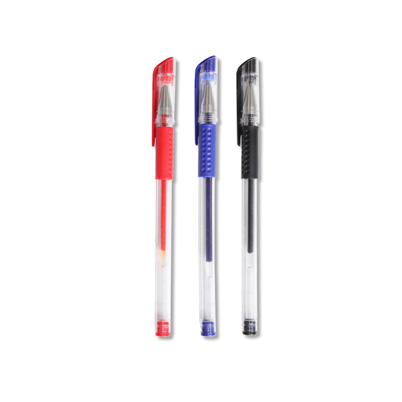 0.5 bullet European standard gel pen Exam signature pen three-color Carbon pen office stationery