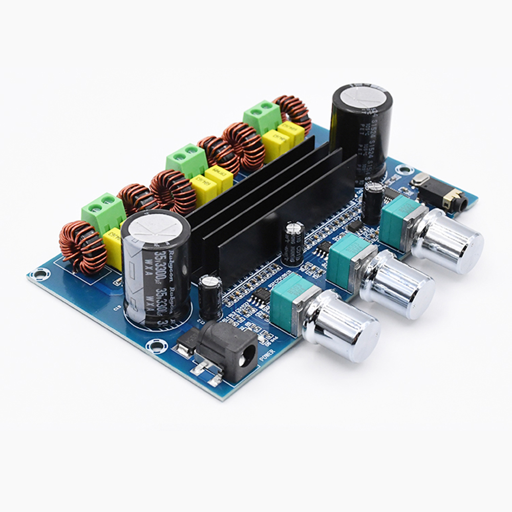 XH-A305 Blue tooth 5.0 Stereo Digital Power Amplifier Table TPA3116D2 50Wx2+100W 2.1 Channel Audio Bass Subwoofer AUX AMP Module
