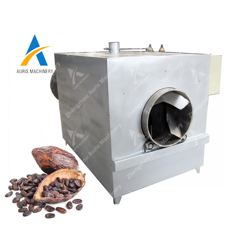 Chocolate processing coco beans drying roasting machine equipment