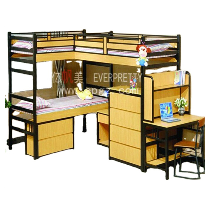 New Ergonomics Design School Area Furniture Dormitory Bunk Bed for Student