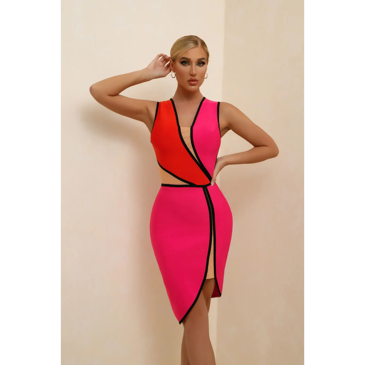 Newest Off Shoulder Sexy Women Strapless Bodycon Dress Sleeveless Fashion Casual Party Dresses