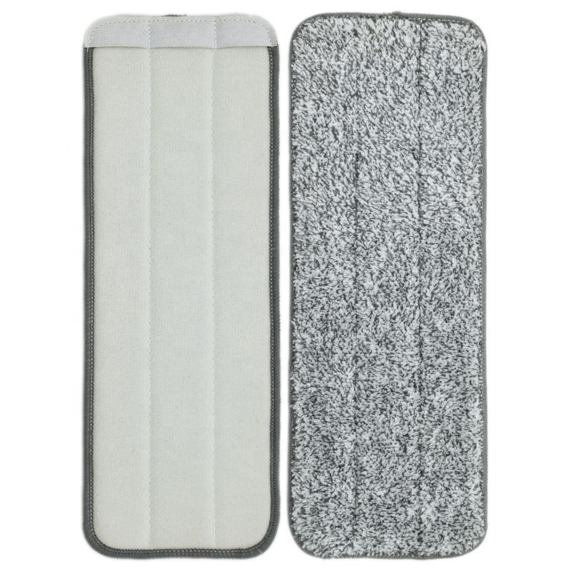 Wholesale hands free microfiber mop refill reusable self squeeze magic flat wet mop pad