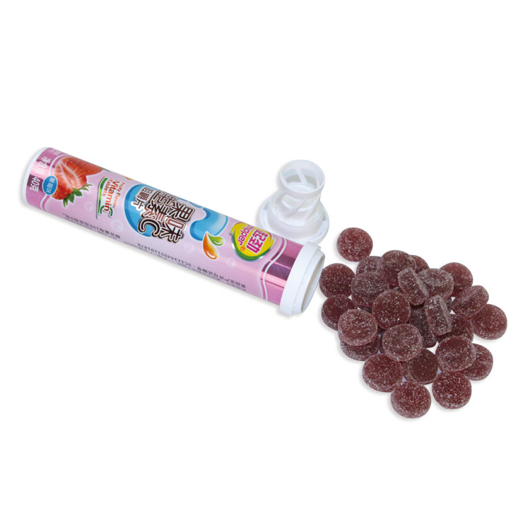 Новый концентрат фруктового сока витамин c gummie метка частного назначения