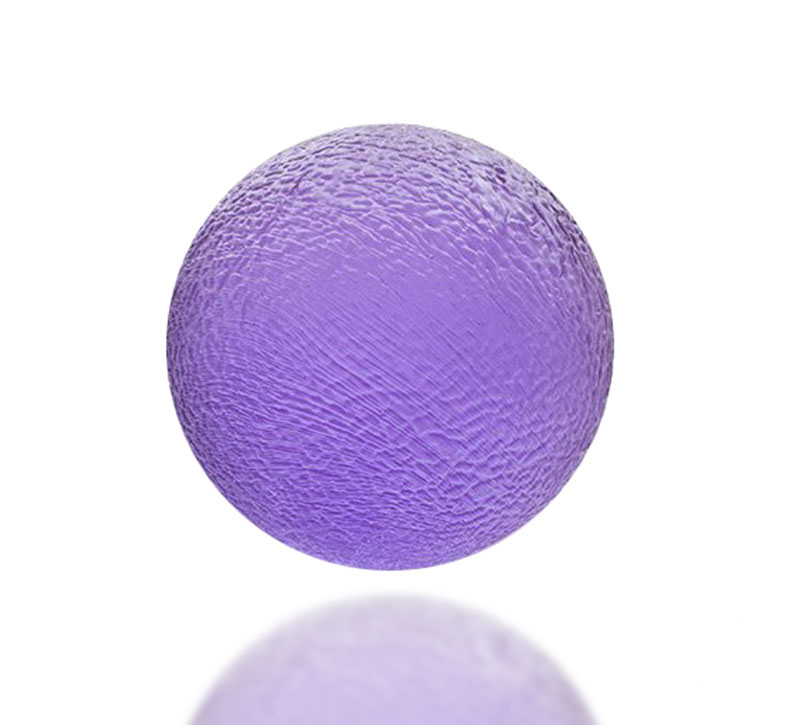 Cheap Soft Power Hand Round Ball Shaped Squeeze Ball Purple Hand Grip Exercise Ball