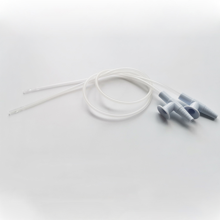 T-type connector disposable colour codes medical closed infant adult finger thumb control stomach types suction catheter of size