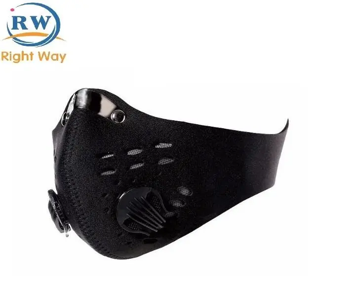 Dust Mask Protect Filter Carbon Dusty Breathable Neoprene Ski Sport Half Face Mask