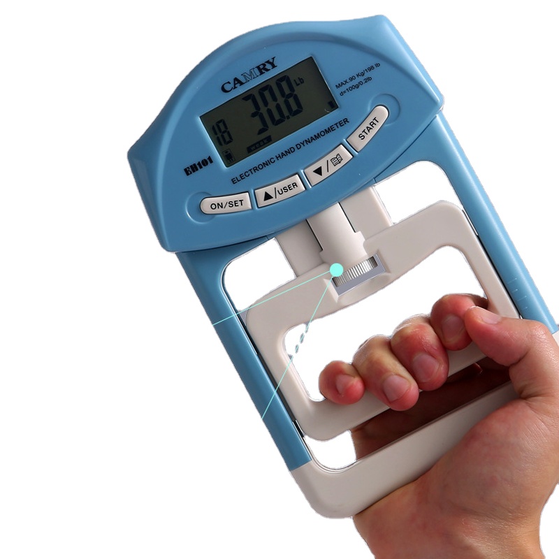 90kg/200Ib Digital LCD Dynamometer Hand Grip Power Measurement Strength Meter
