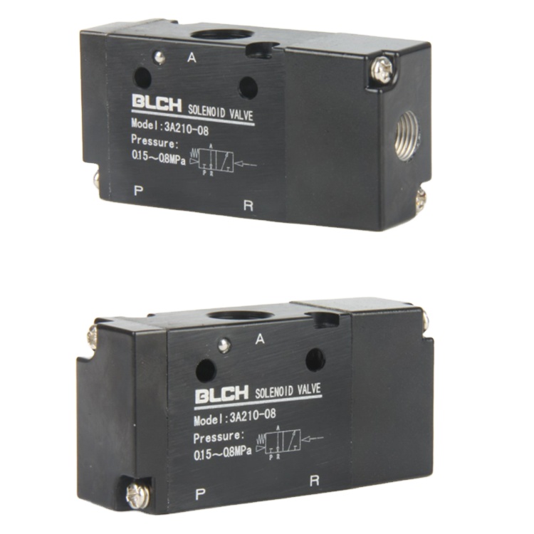 BLCH 3A type 220v 3 way 2 position aluminum alloy air compressor parts pneumatic control solenoid valve