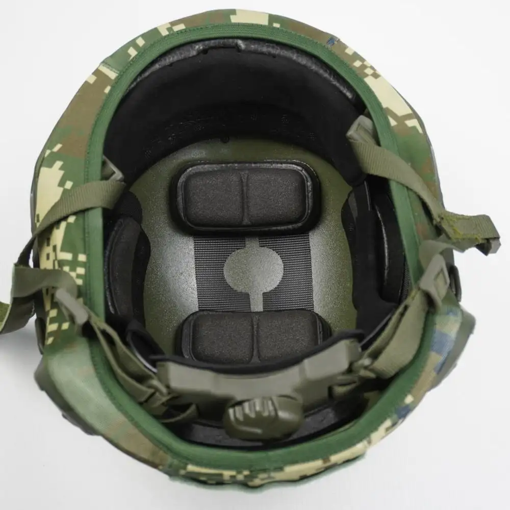 Solid NIJ level IIIA Aramid PASGT Type Military Helmet Ballistic Helmet Bullet Proof Helmet