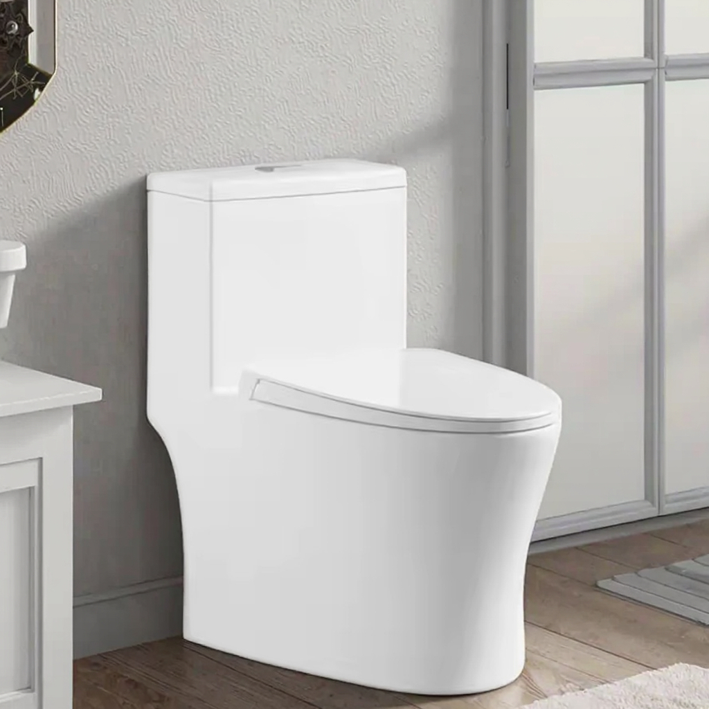 Modern Design Toilets Bathroom Floor Mounted Chinese Wc Toilet Seats Washdown One-piece Ceramic Toilet