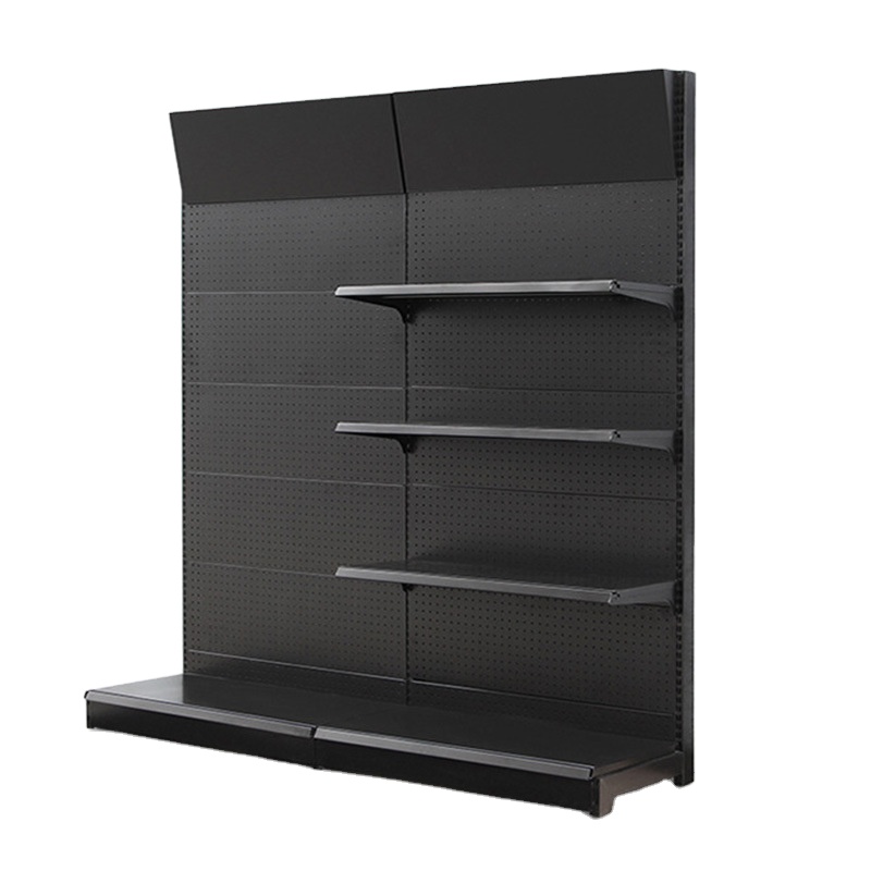 Supermarket Single Sided Display Shelf Grocery Store Metal Mobile Phone Accessories Case Hanging Display Rack