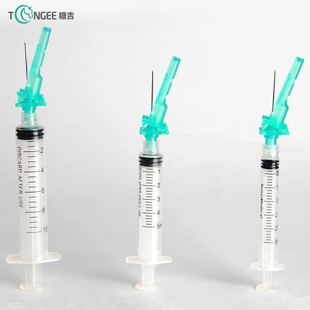 High Quality Medical Disposable Injection Plastic Syringe with Needle