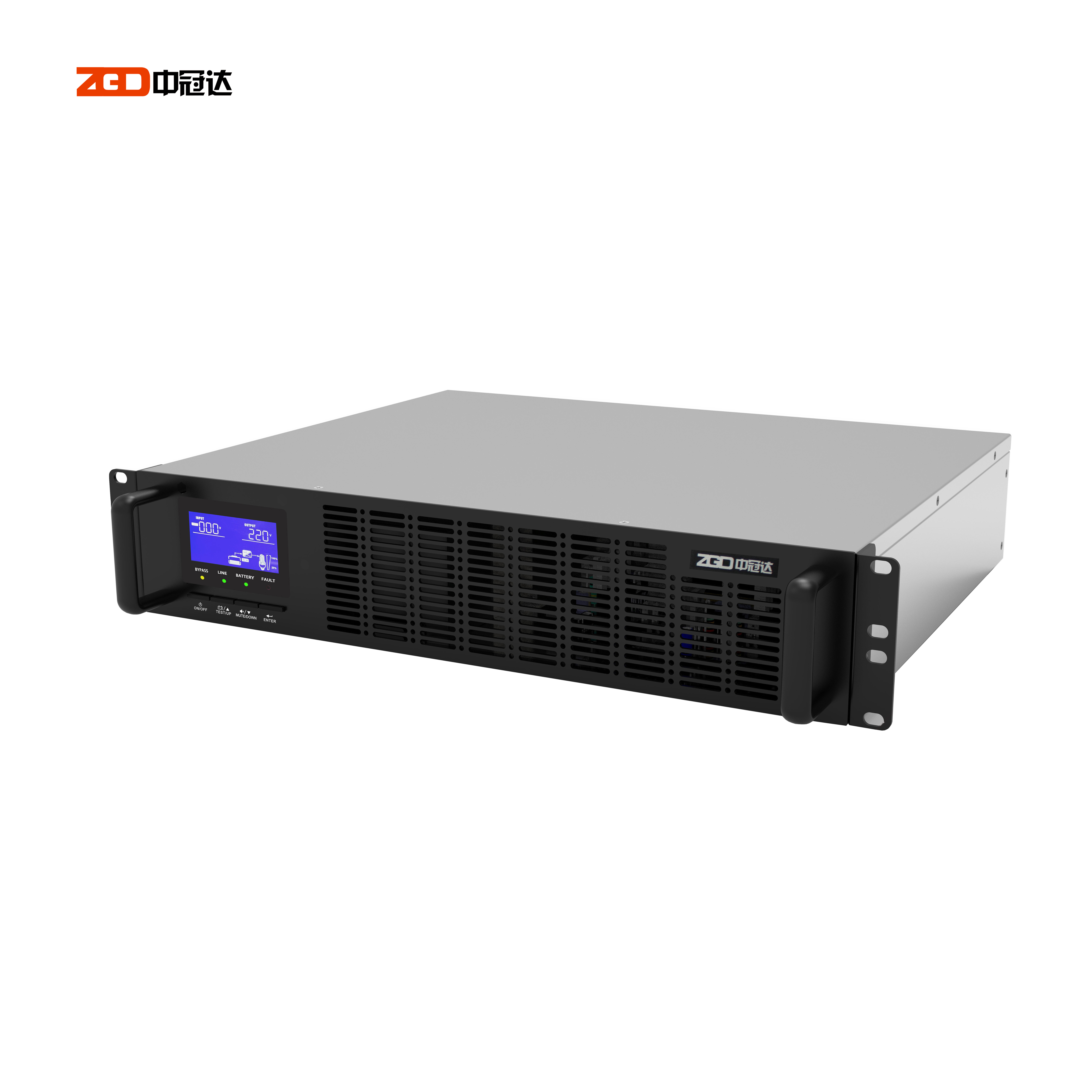 Стойка для монтажа ups 3 кВА высокочастотный онлайн однофазный встроенный аккумулятор чистая Синусоидальная волна источник питания