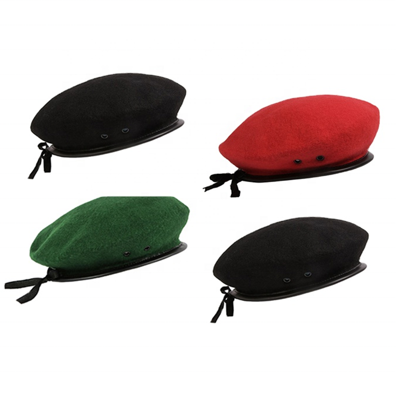 2021 High Quality Designer Brand Woman Female Autumn French Military Cap Beret Hat For Women