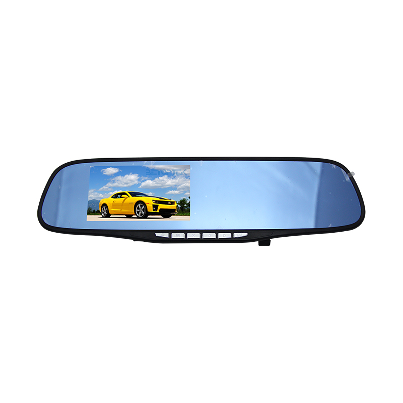Hotselling 4.3inch 2 cameras mirror car dash camera FHD 1080P