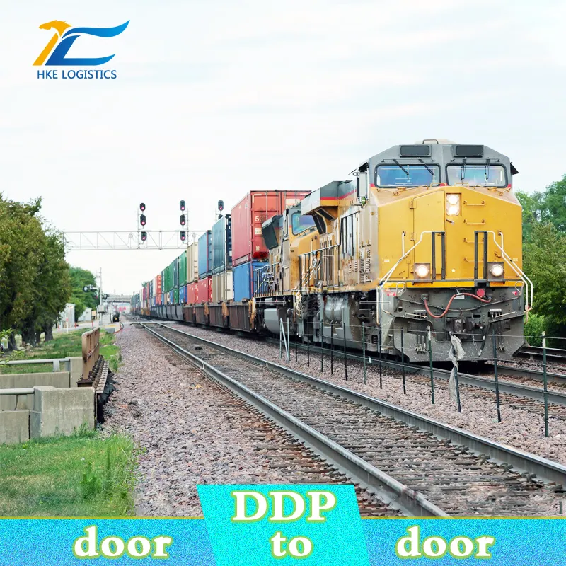 International Transportation Door To Door Service Railway Shipping to Europe / USA DDP services Freight Forwarder