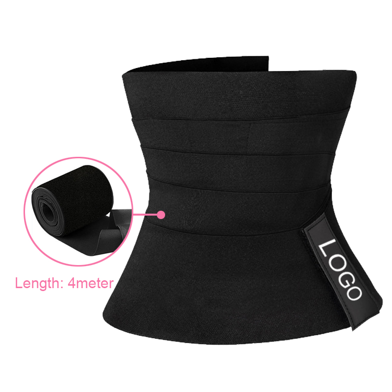 Hot Sale Plus Size Slimming Body Shaper For Women Adjustable Tummy Wrap Long Elastic Waist Trimmer Trainer Belt