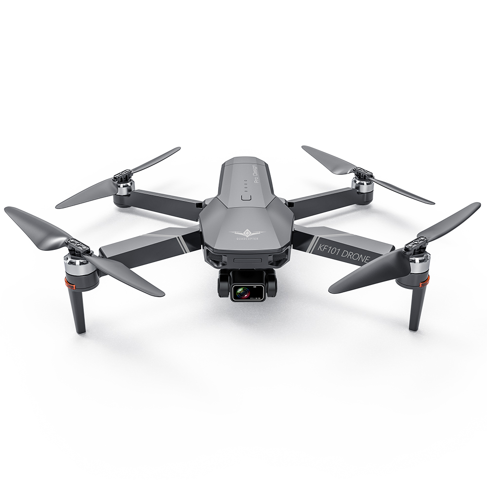 2021 Горячая KF101 дрона с дистанционным управлением 5G WIGI FPV 3-осевой карданный бесщеточный Quadcopter Drone Профессиональный GPS с радиусом действия до Расстояние 1 км RTF подарки