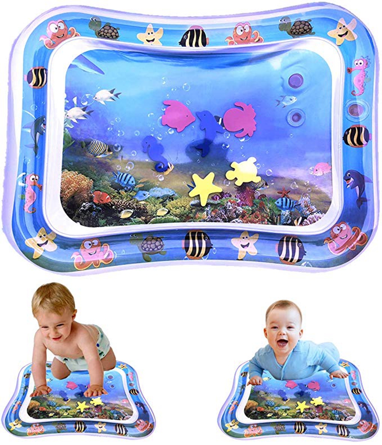 Cheap Inflatable Baby Play Water Mats Room Toys Early Development Non-Toxic Pvc Inflatable Baby Water Play Mats