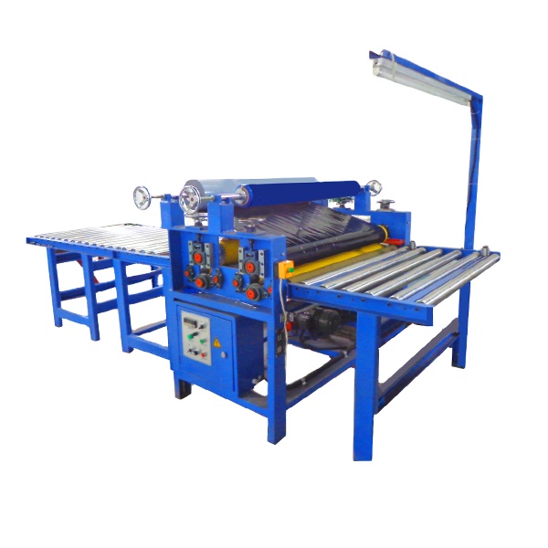 Metal Stainless Steel MDF Board Wood Door Sheet Semi Automatic Flute Roller Laminating PVC PU Film Coating Machine Laminator