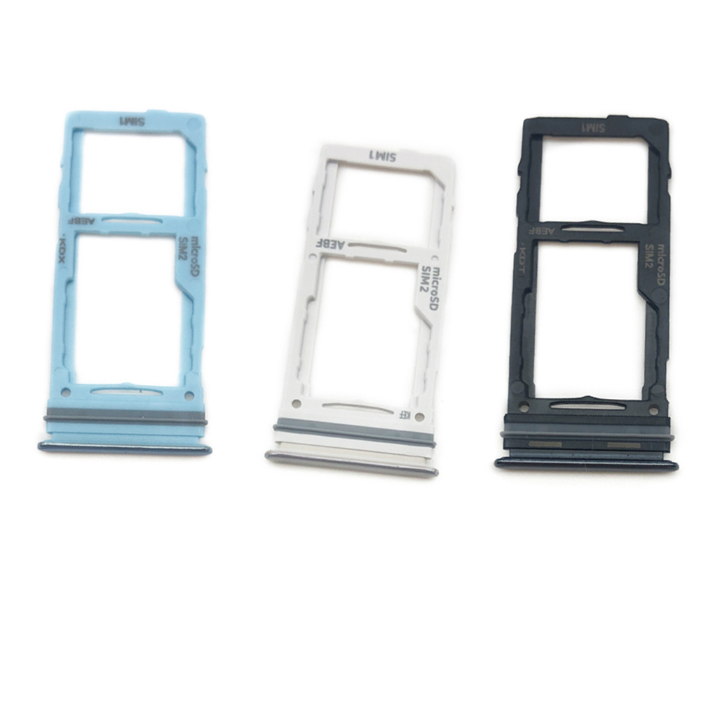 Phone Sim SD Card Tray For Samsung Galaxy A12 A32 A52 A72 4G 5G Original New Phone SIM Chip Holder Slot Adapter Drawer Part
