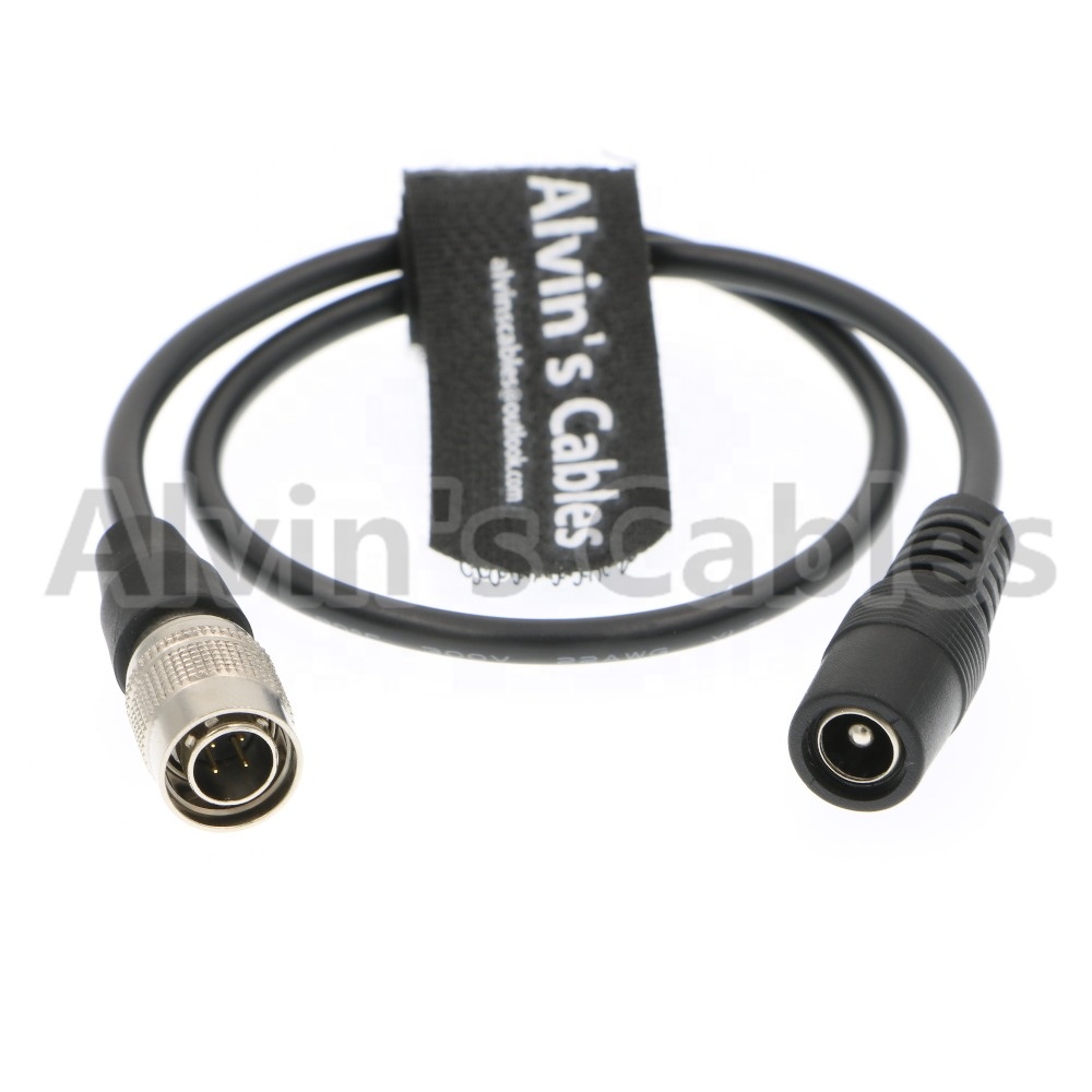 Хироз 4 Pin типа «папа» к DC Женский кабель для звуковое устройство zaxcom Blackmagic