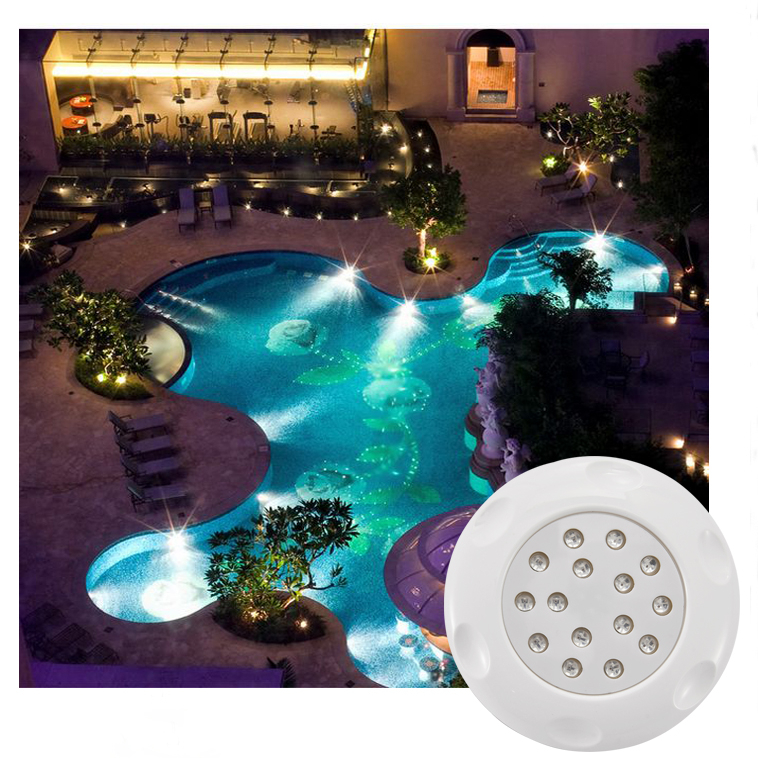 IP68 waterproof led underwater light RGB RF remote 12v par56 swimming pool lighting