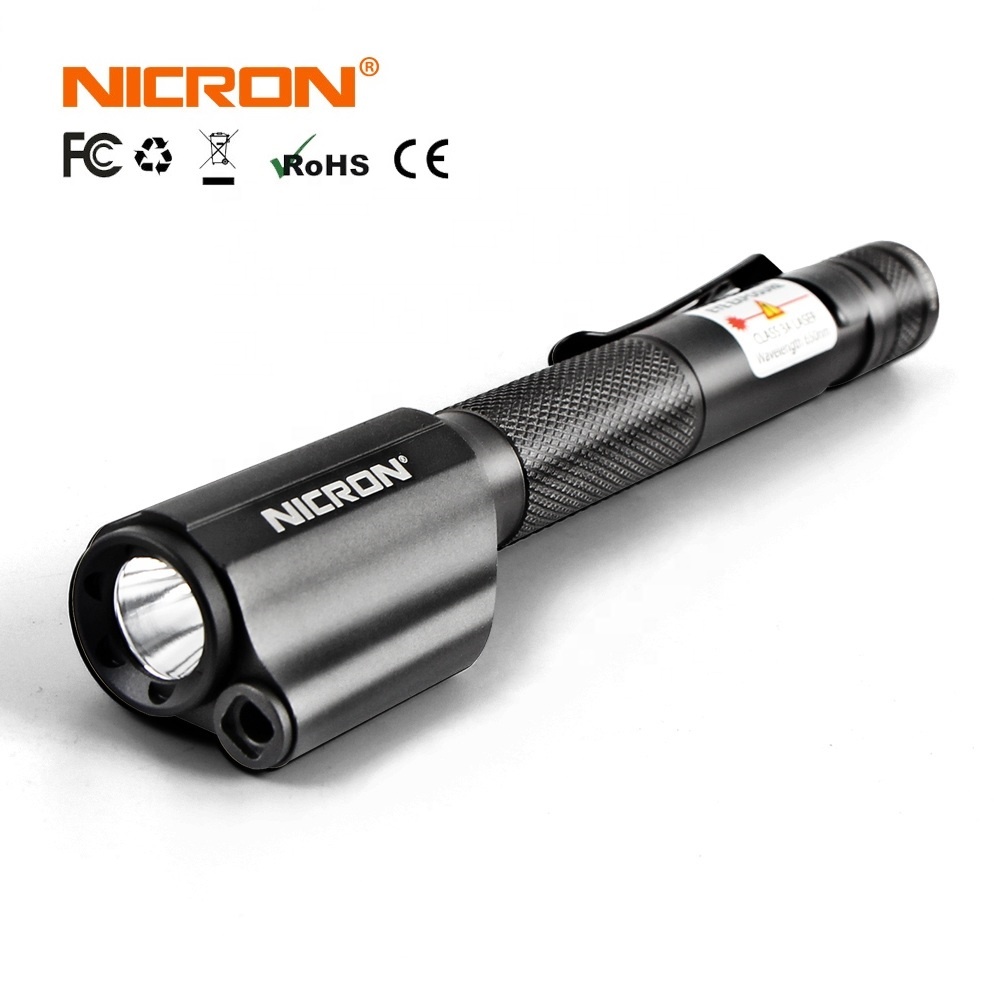 Перезаряжаемая высокомощная красная лазерная указка Nicron B24, светодиодный фонарик, фонарик для туристических экскурсий