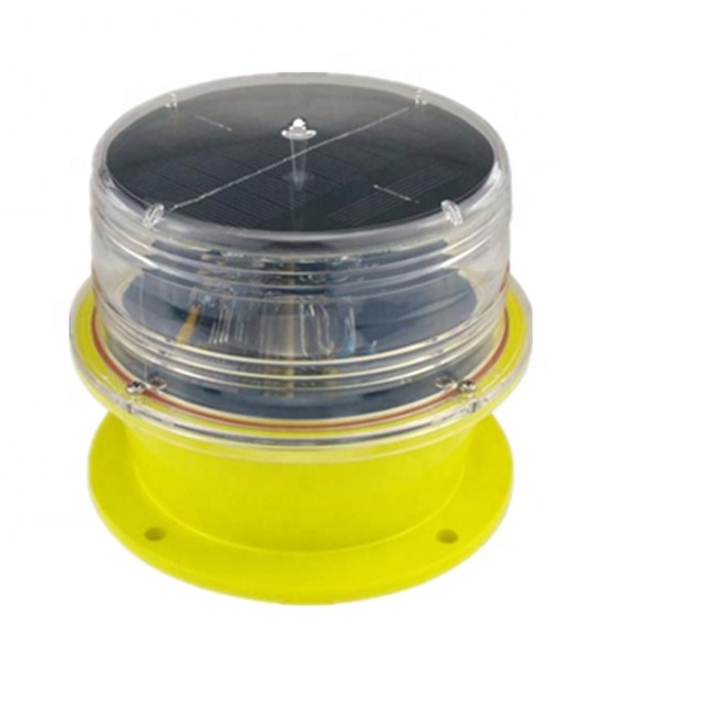 Customized Yellow Led Solar Warning Light ( Airport, coast, lighthouse, ship )