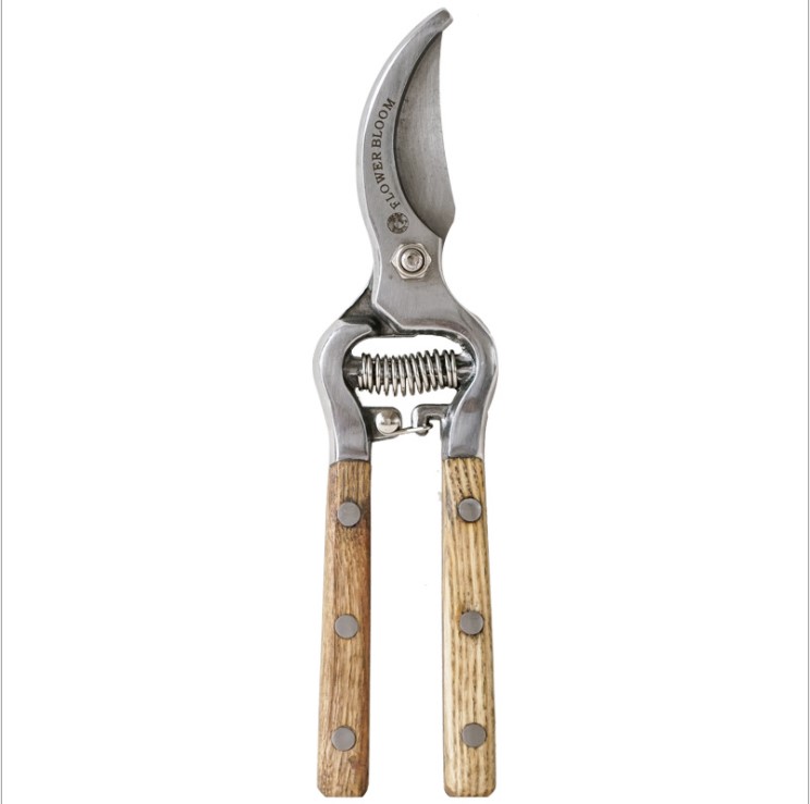 high quality 55#Carbon Steel wood handle tool garden lopper secateurs scissors Pruner pruning shear