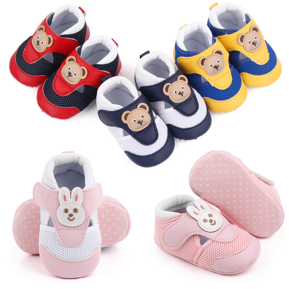 Baby Shoes TPR Sole Double Hook Loop Design Toddler Baby Sport Shoes For Boys And Girls