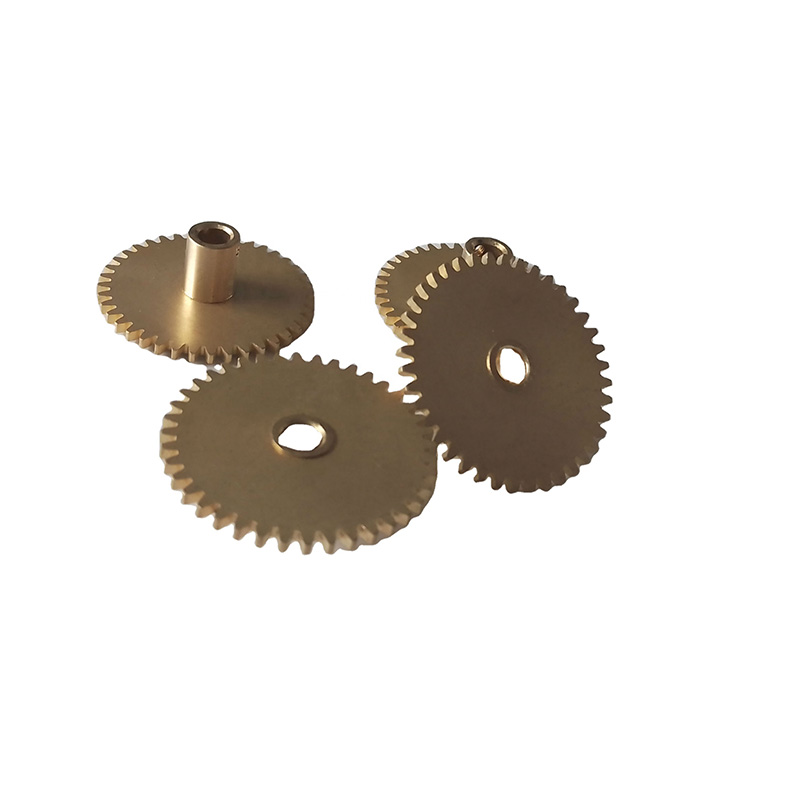 Высокое качество от производителя OEM индивидуальный логотип чертеж CNC механические детали латунная шестерня