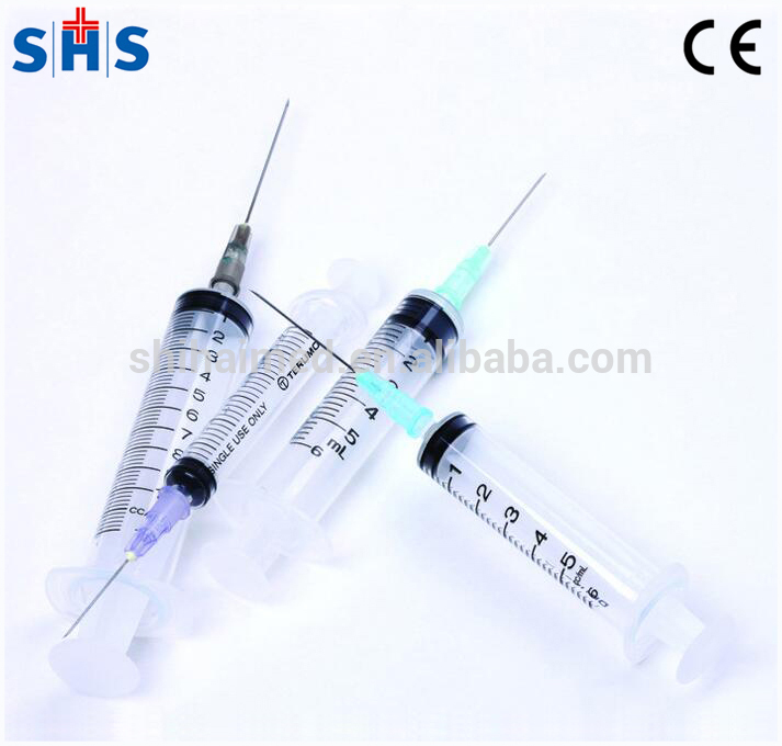 SH60001 одноразового шприца 1cc 2cc 3cc 5cc 10cc