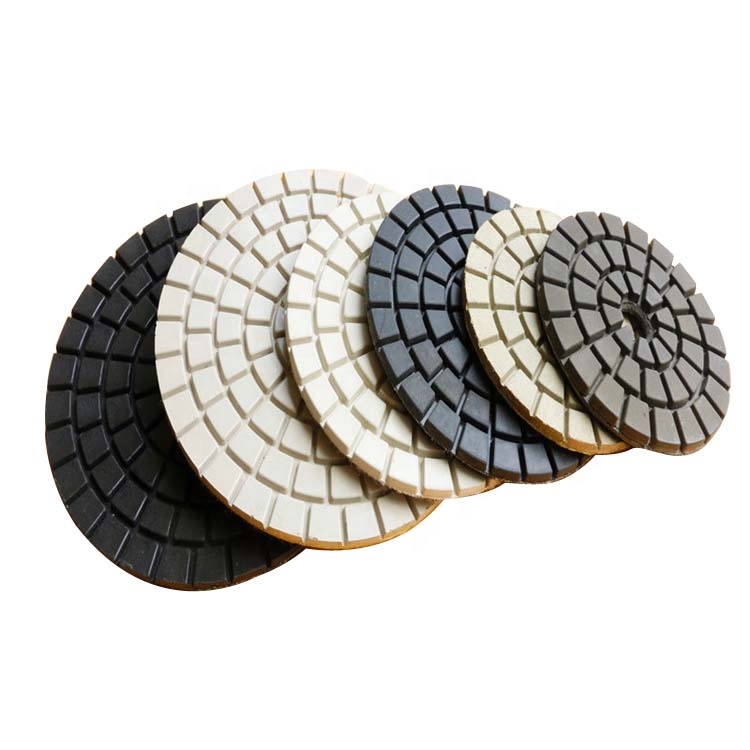 Diamond Polishing Pads 4'' Set For Granite Concrete Marble Polish