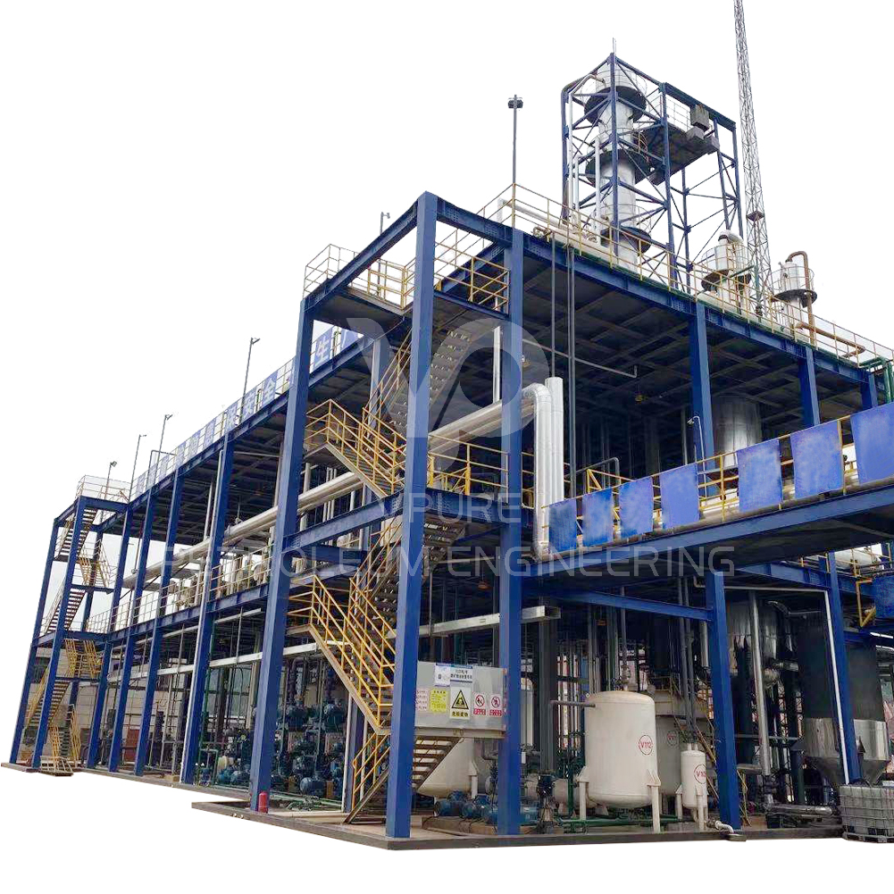 High Oil Yield Waste Engine Oil Distillation Equipment With CE Certificate